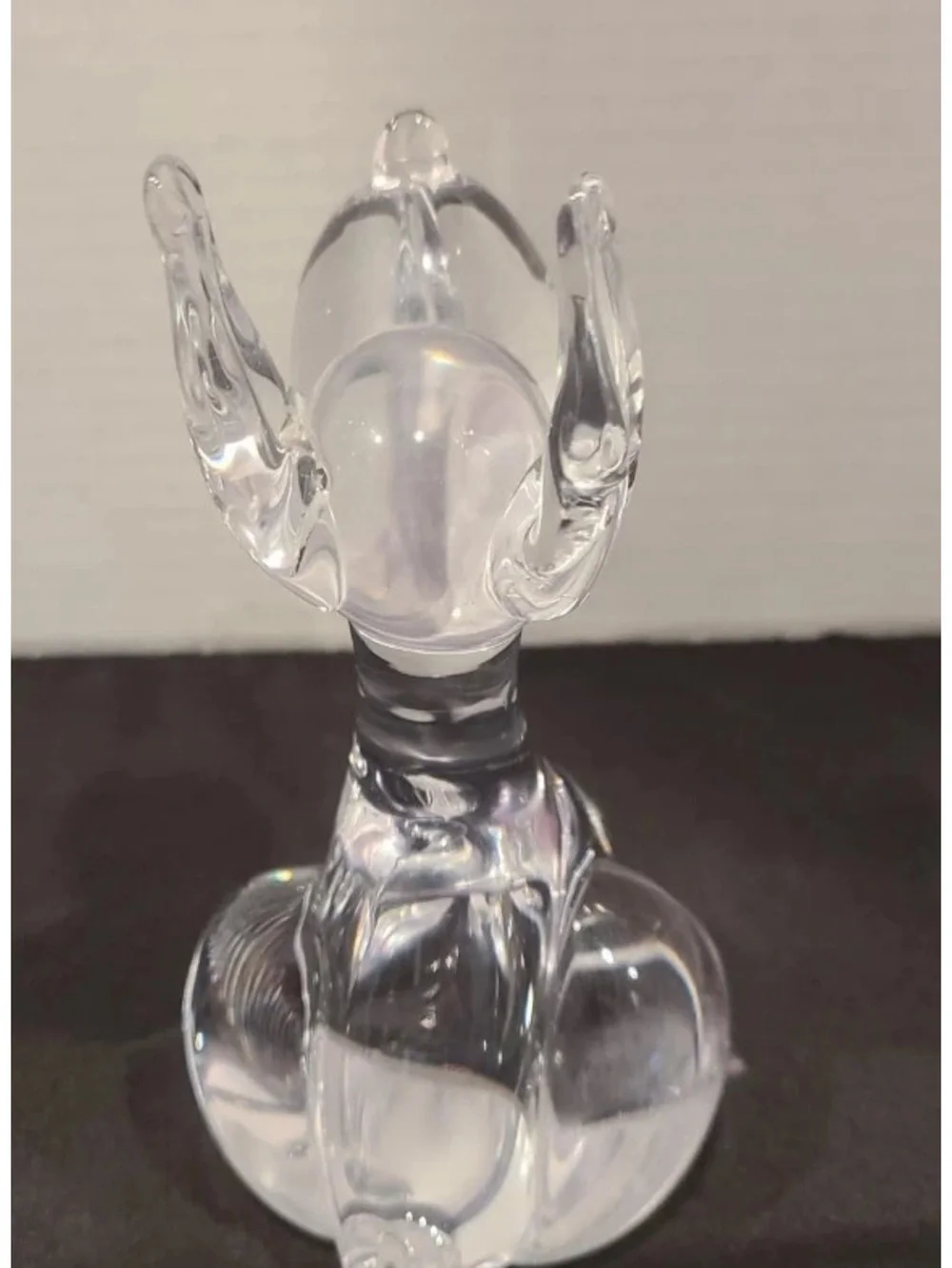 Vintage Eneryda Sweden Crystal Dog Figurine Great Dane MAKER~DANISH G5